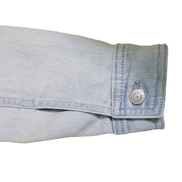 Old Navy Jeans Jacket Tag  M Light Wash Denim Ladies - Picture 5 of 8